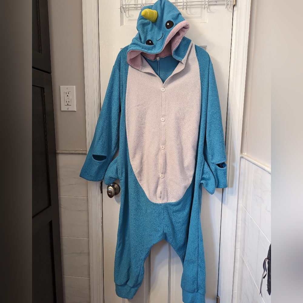 Narwal adult onesie